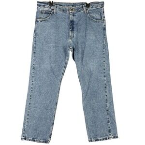 Wrangler Jeans Men 38 Relaxed Workwear Western Cowboy Denim normcore bluecollar‎